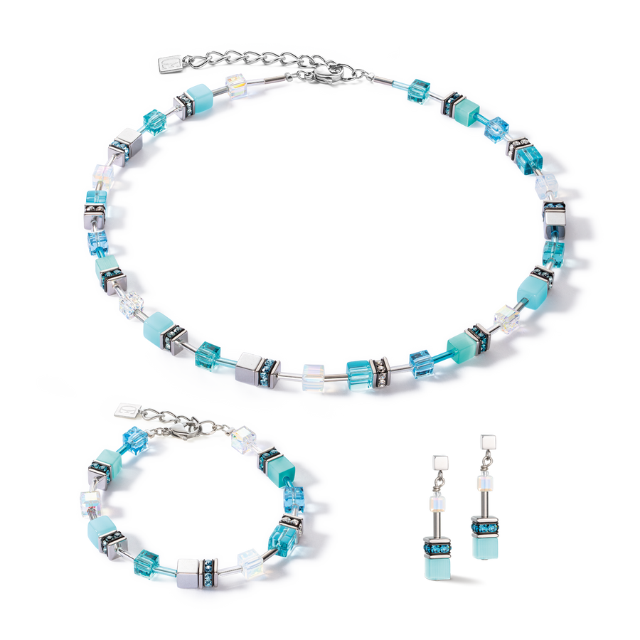 GeoCUBE® Iconic Joyful Colours bracelet turquoise