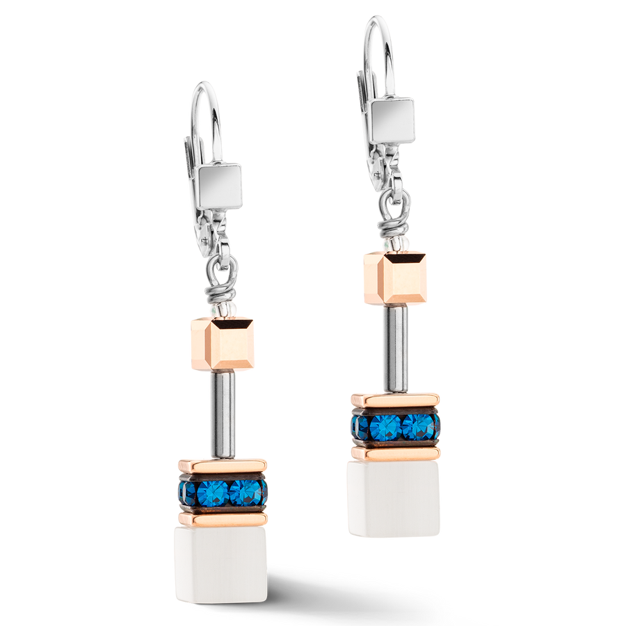 GeoCUBE® Iconic earrings Capri Blue