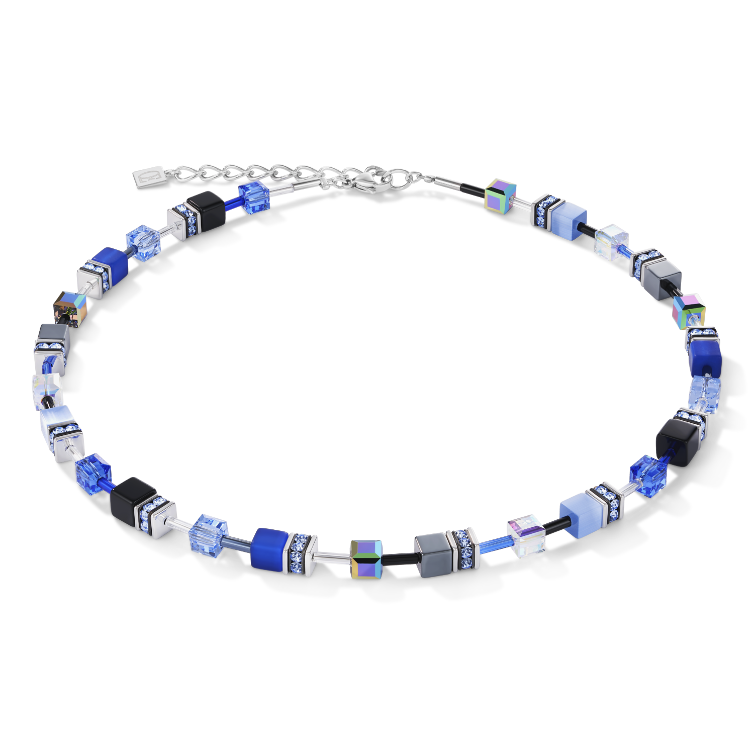 GeoCUBE® Necklace cobalt blue