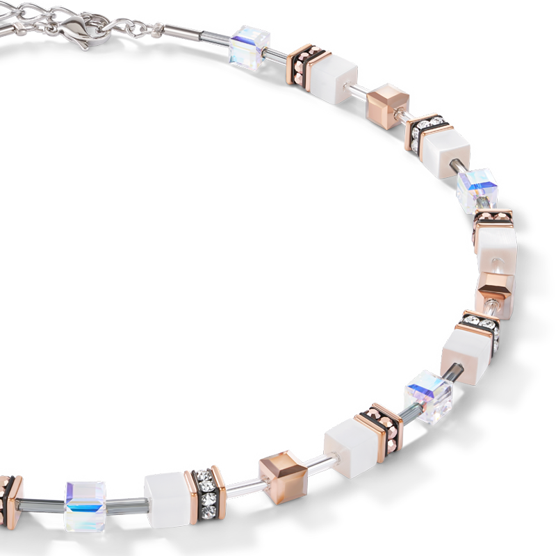 GeoCUBE® Necklace white