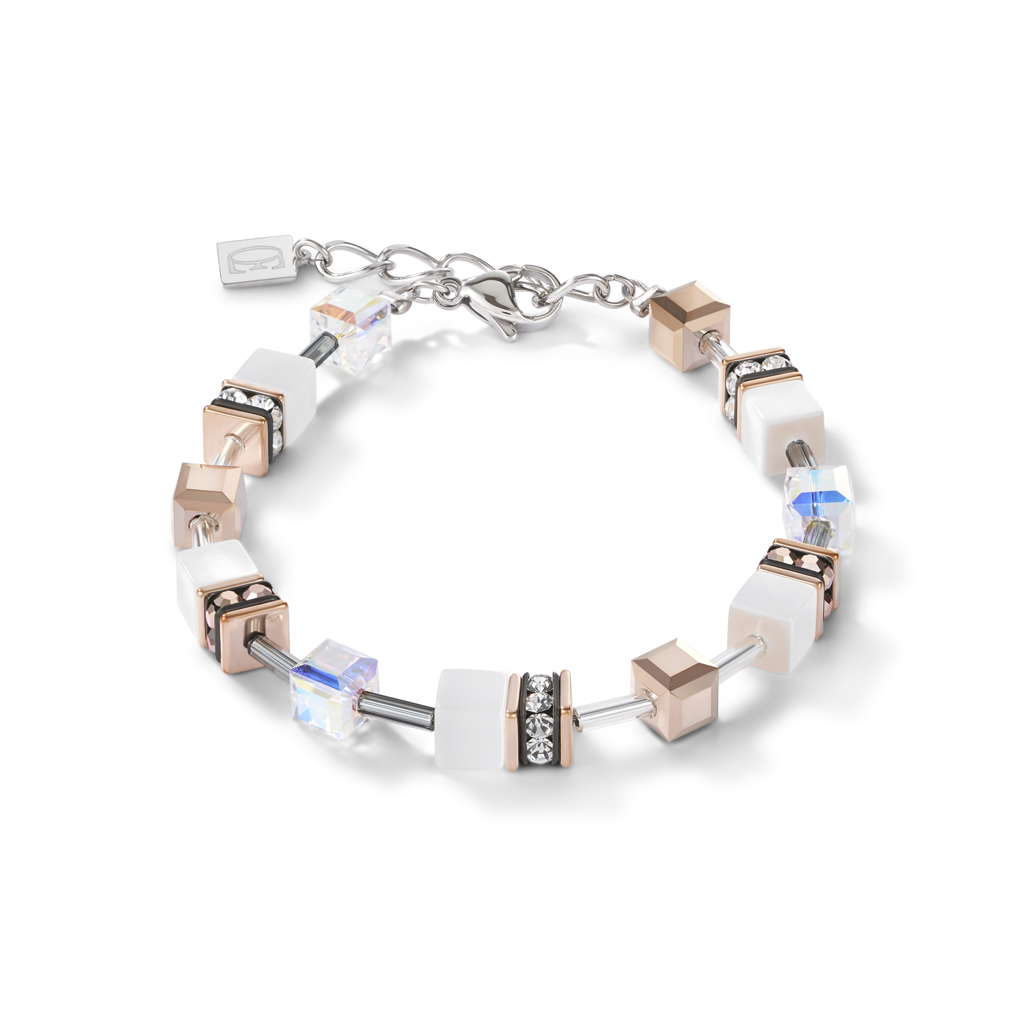 GeoCUBE® Bracelet white