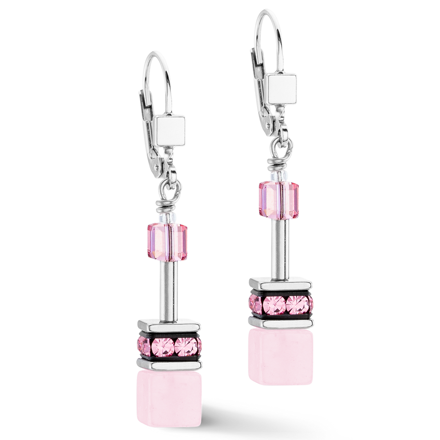 GeoCUBE® Iconic Precious earrings rose