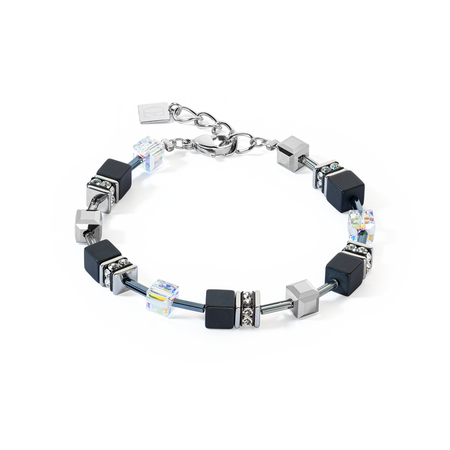GeoCUBE® Iconic Precious Onyx bracelet crystal-black