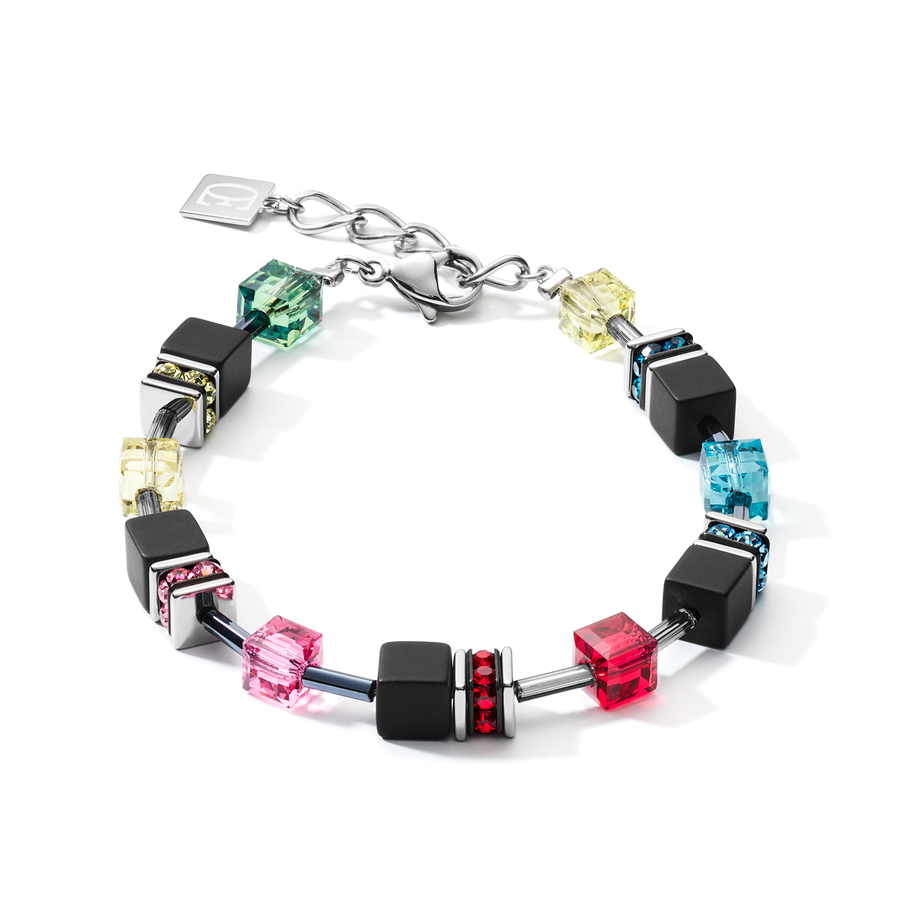 GeoCUBE® Bracelet  onyx multicolour Pop Art