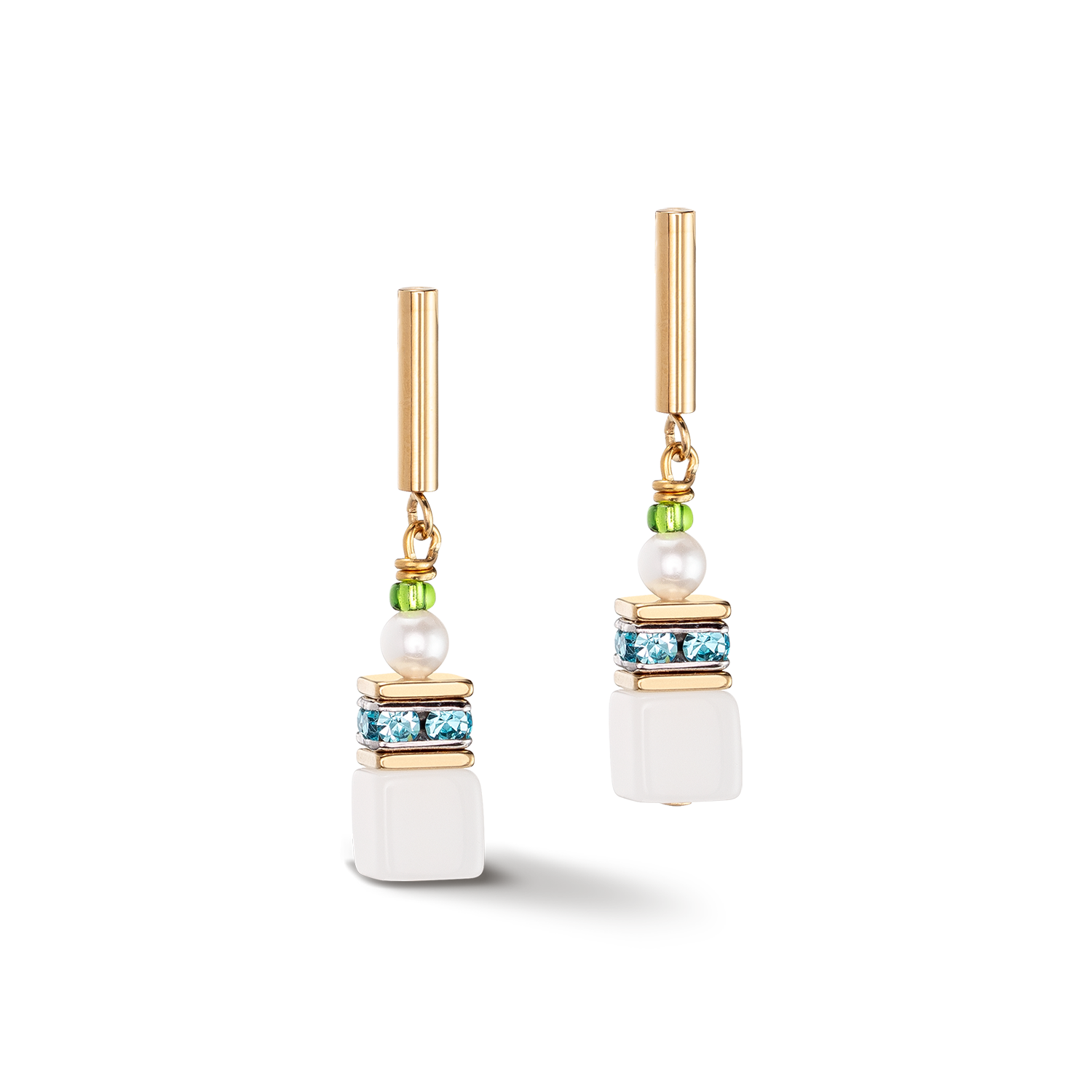GeoCUBE® Fusion Festive earrings multicolour