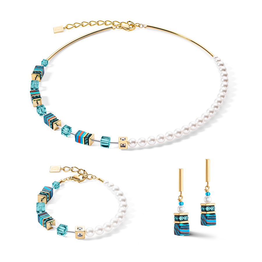 GeoCUBE® Fusion Festive bracelet turquoise
