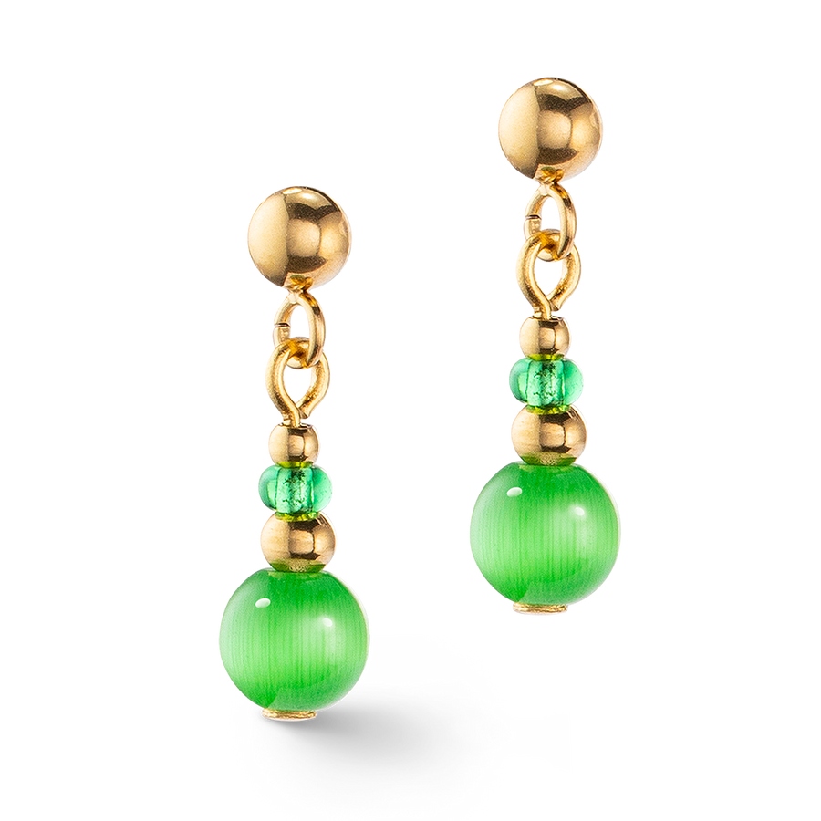 Candy Spheres earrings green