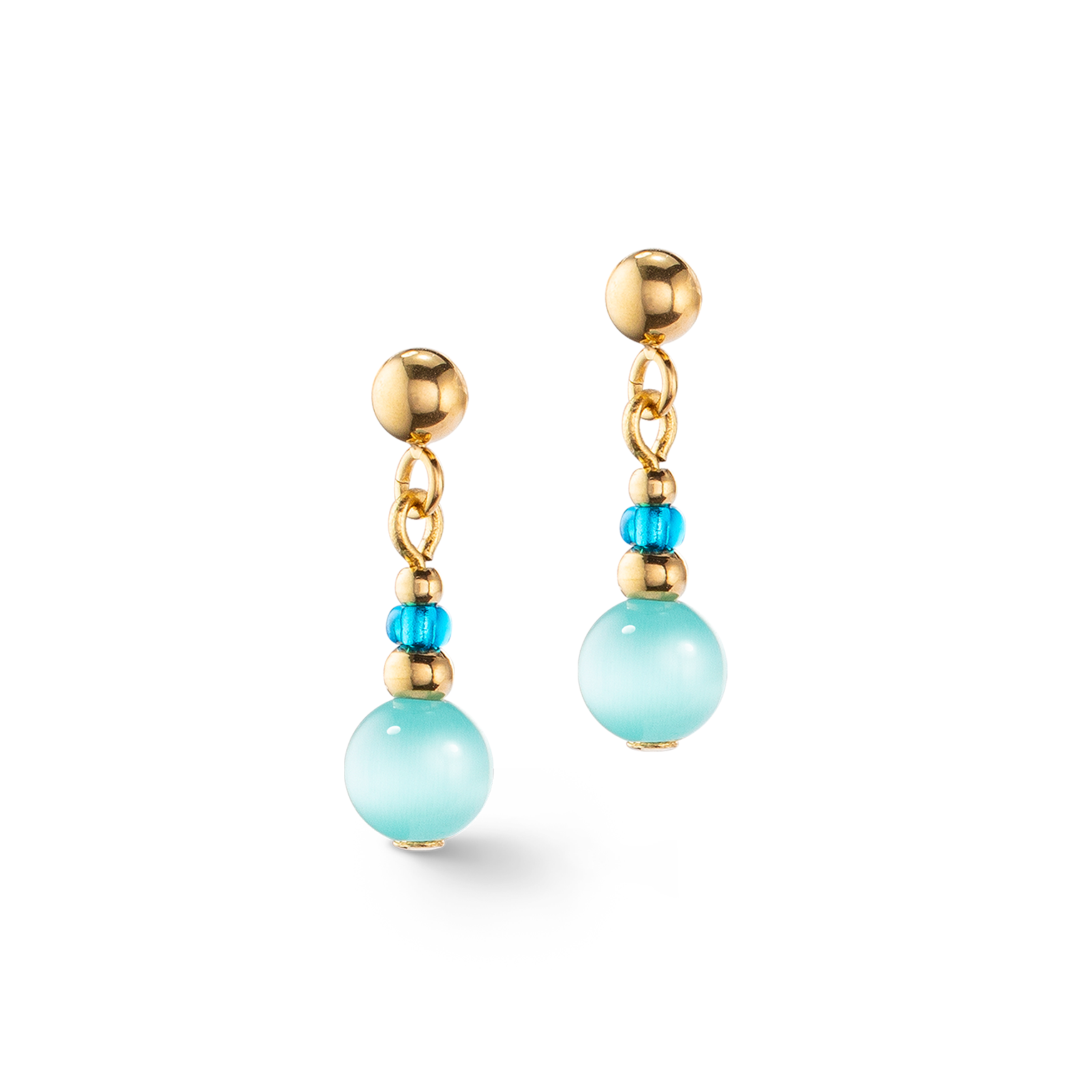 Candy Spheres earrings turquoise