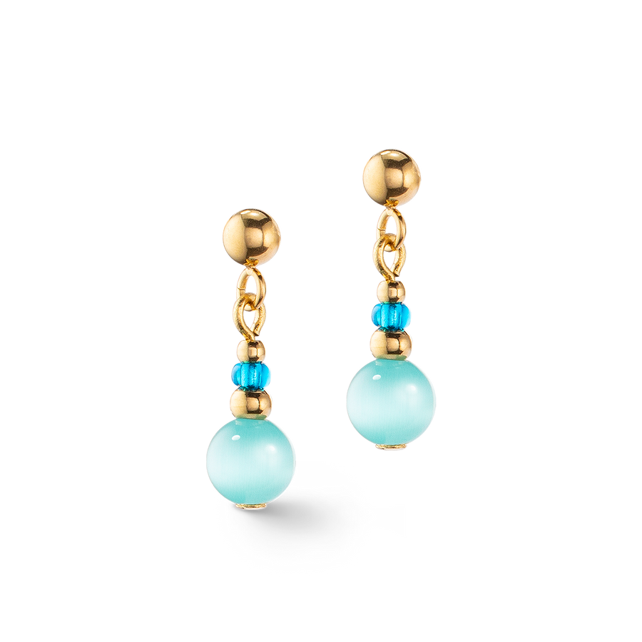 Candy Spheres earrings turquoise