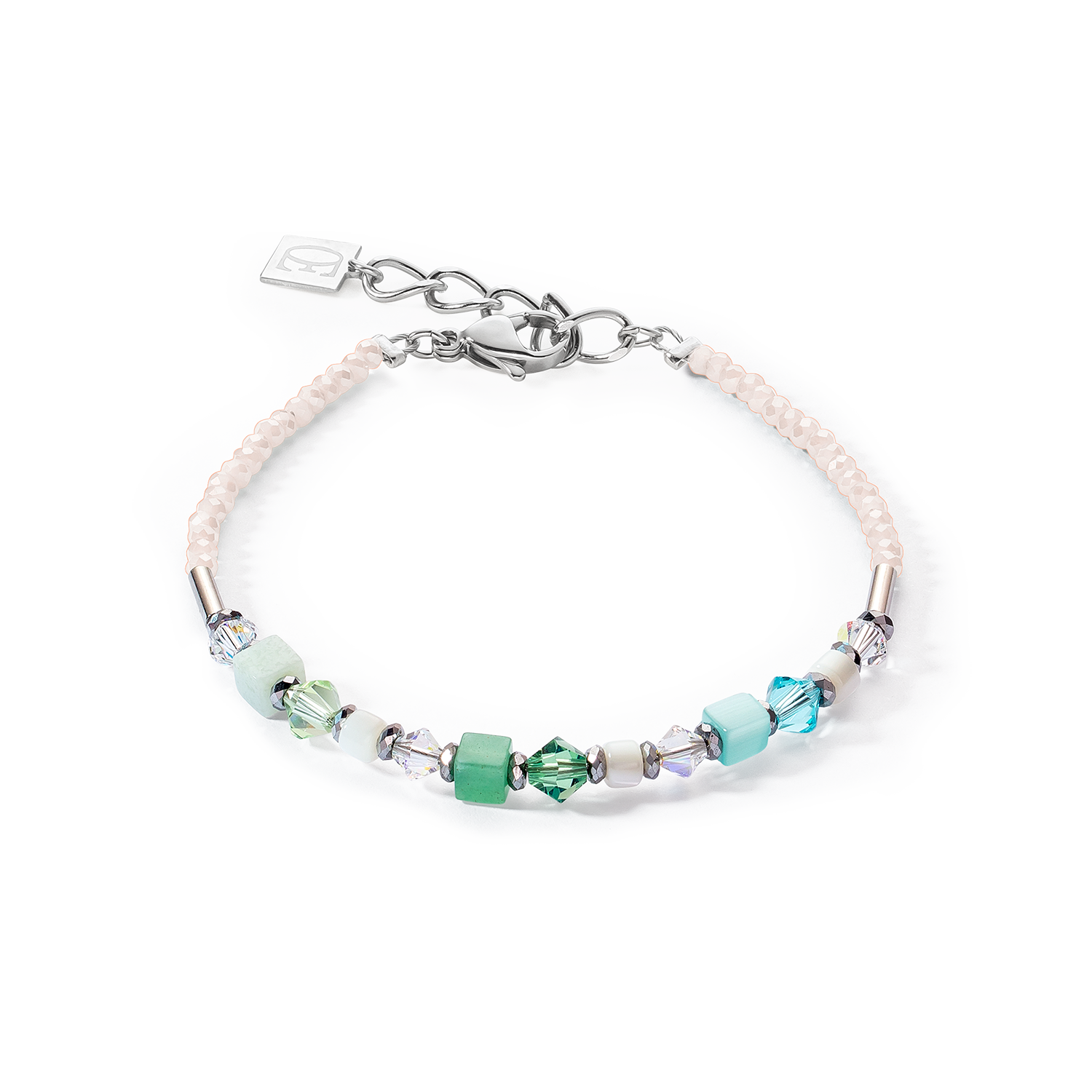 Princess Shape Mix bracelet mint green