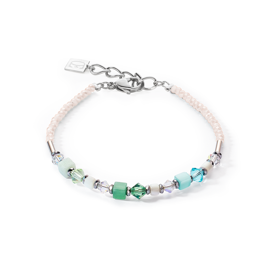 Princess Shape Mix bracelet mint green