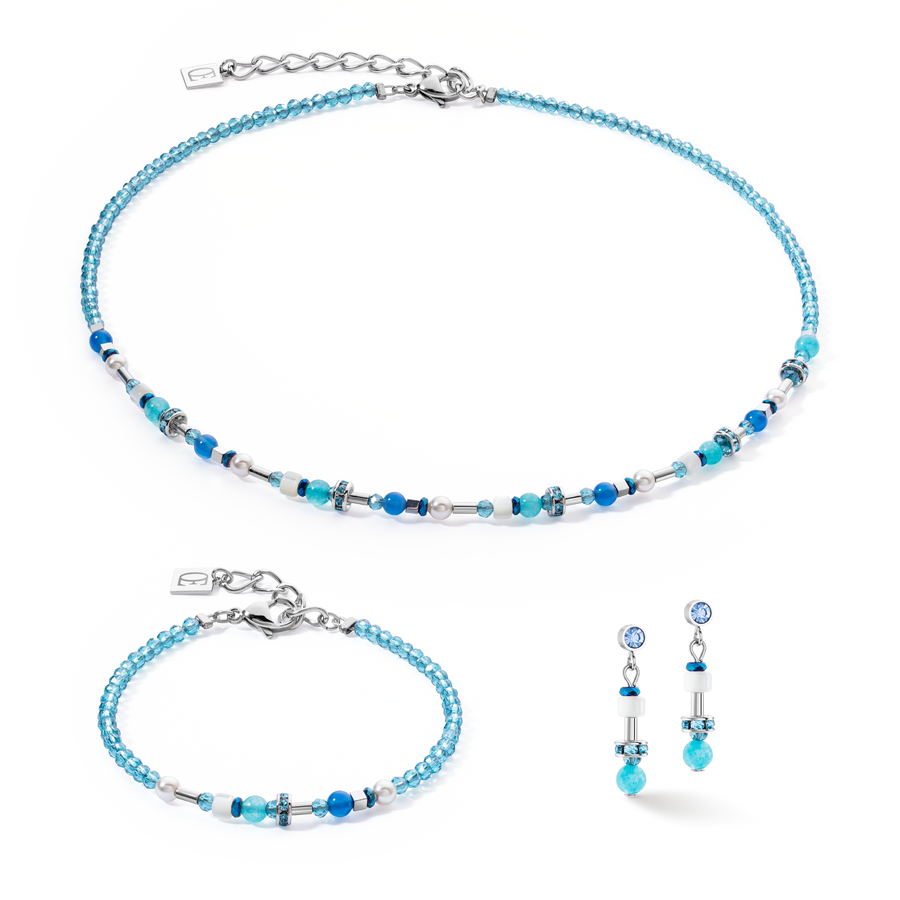 Necklace Princess Spheres Mix turquoise