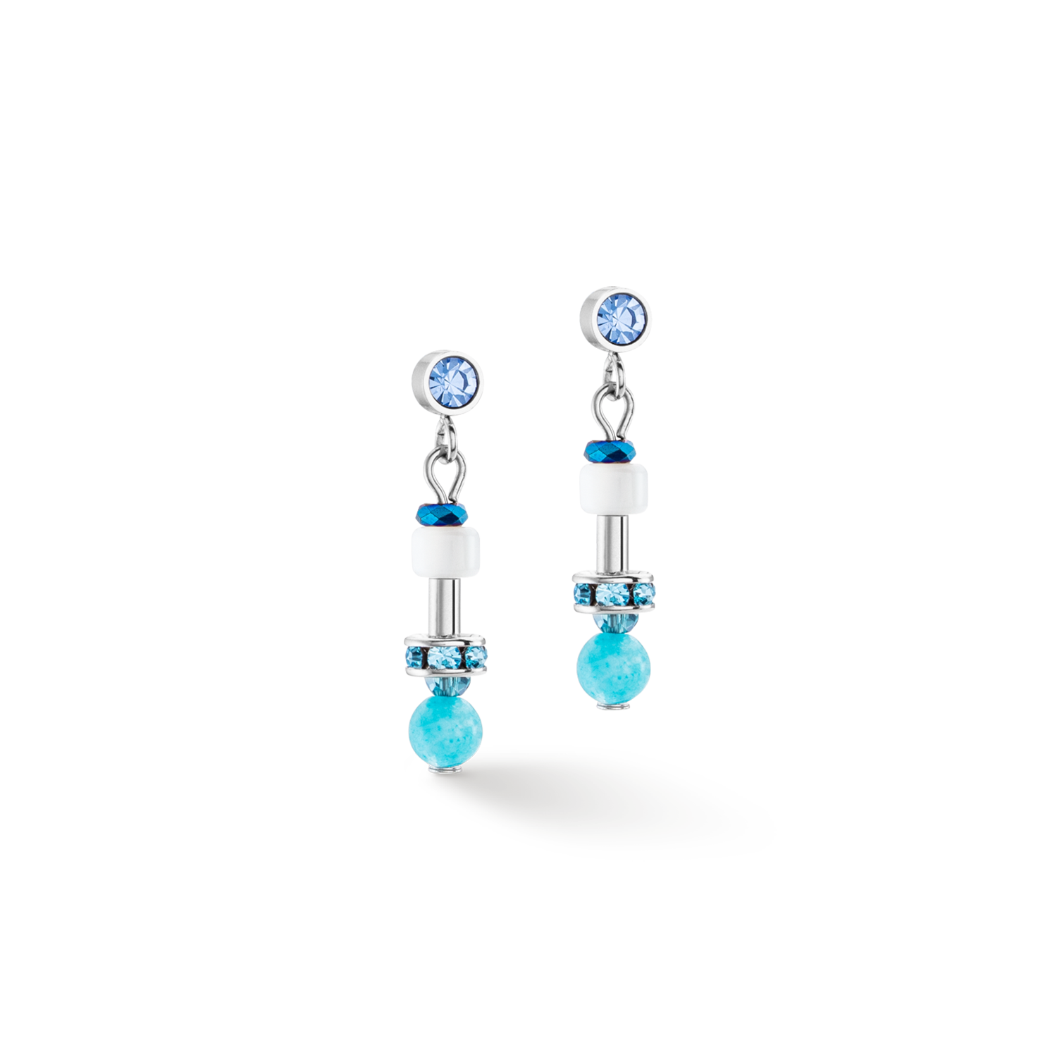 Earrings Princess Spheres Mix turquoise
