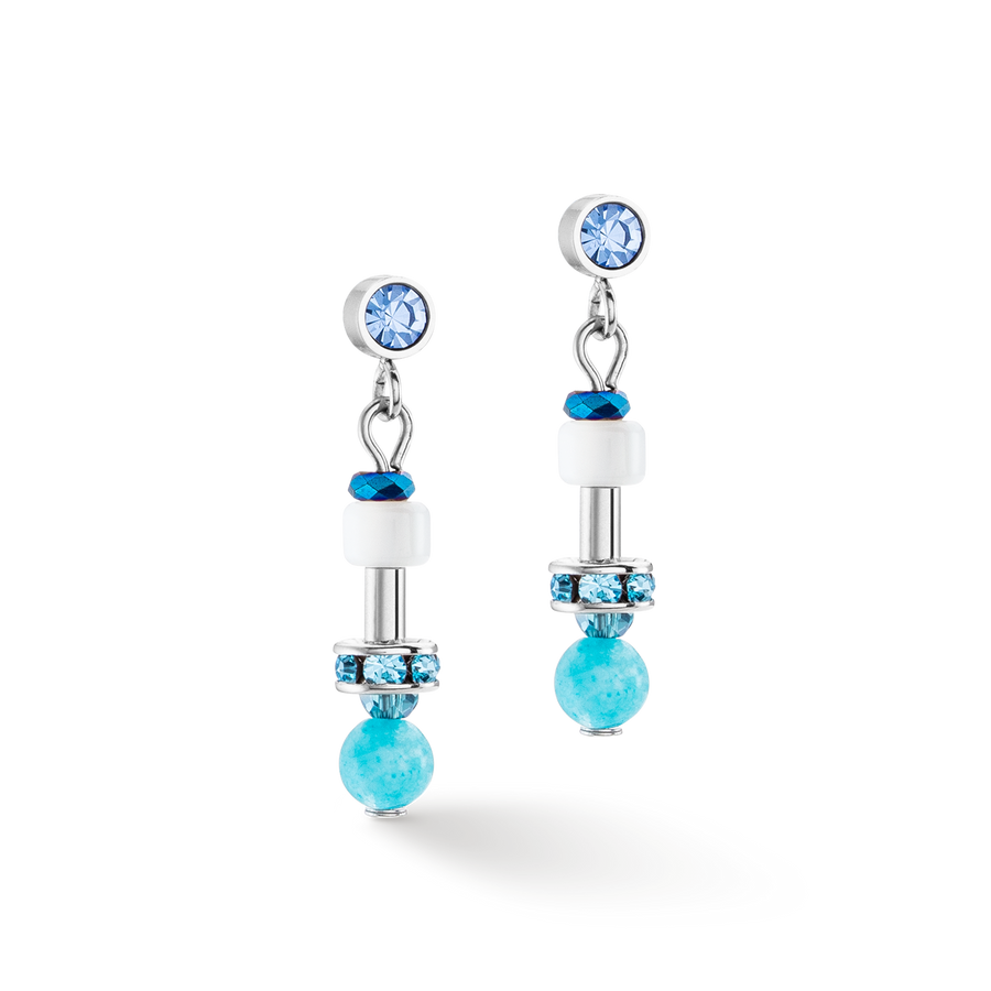 Earrings Princess Spheres Mix turquoise