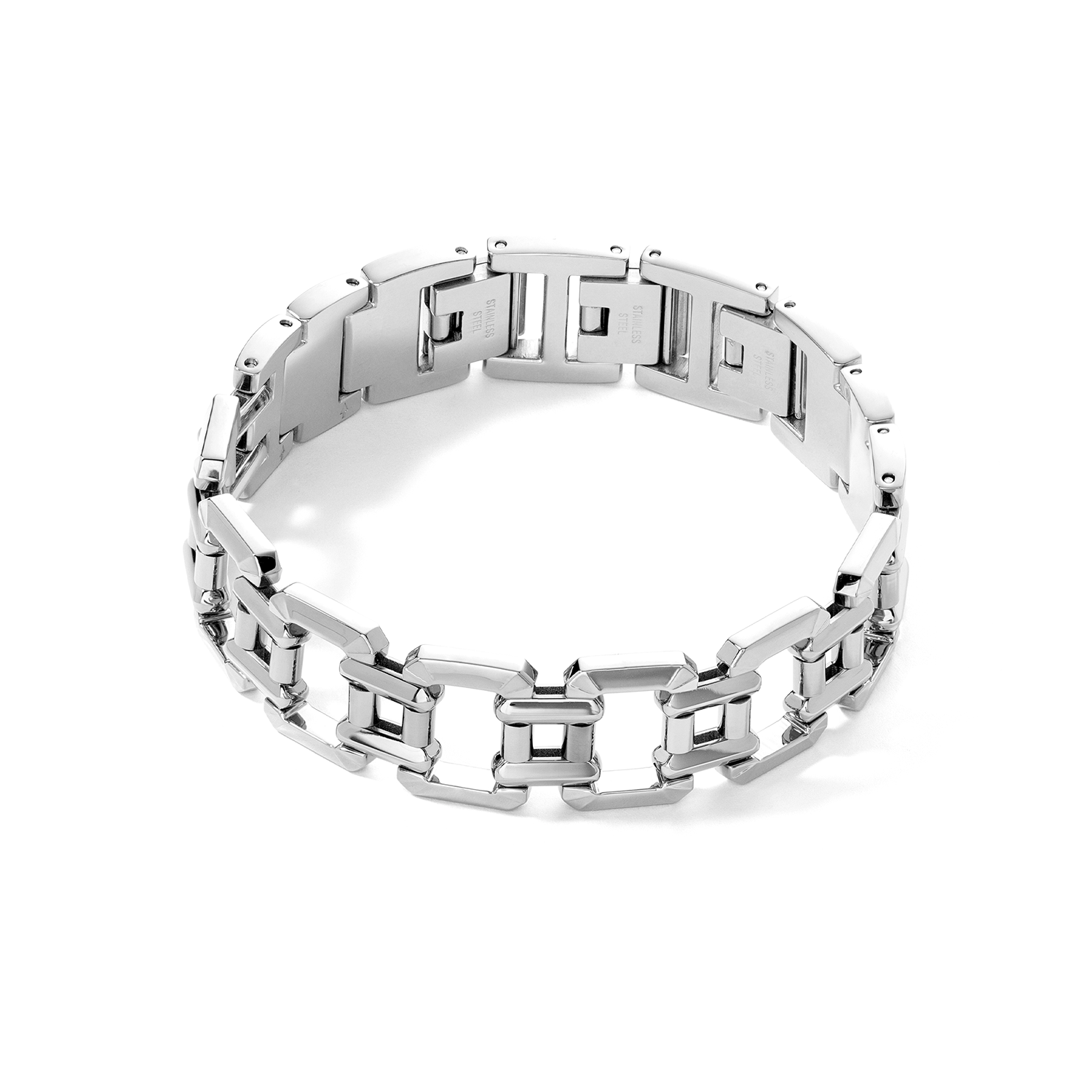 Jewellery bracelet stainless steel silver