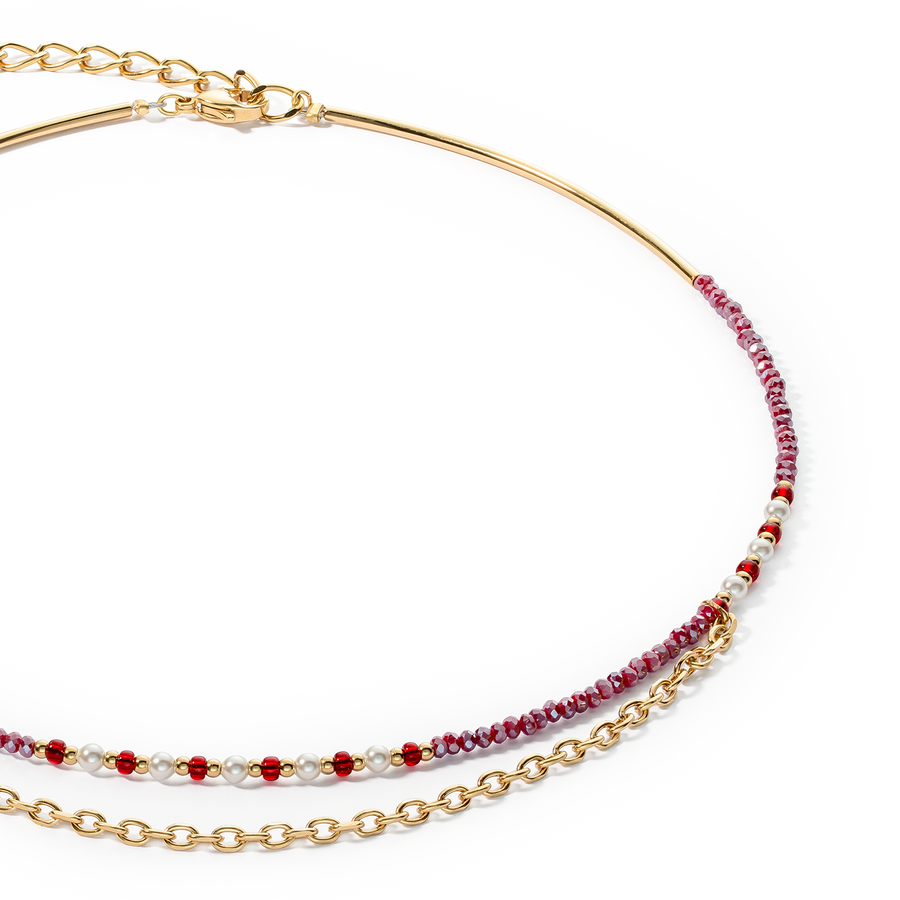 Necklace Twinkle Princess gold-red