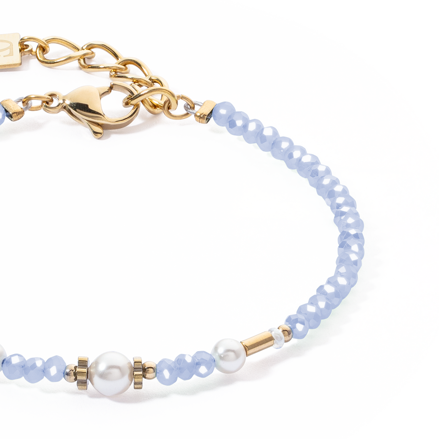 Bracelet Little Twinkle Pearl Mix light blue