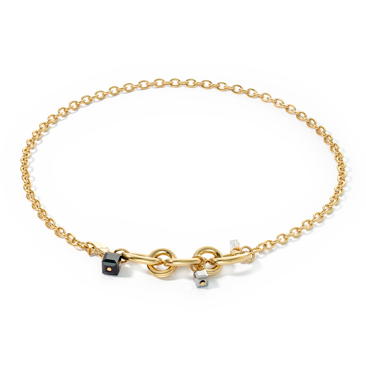 Necklace Chunky Chain gold-black