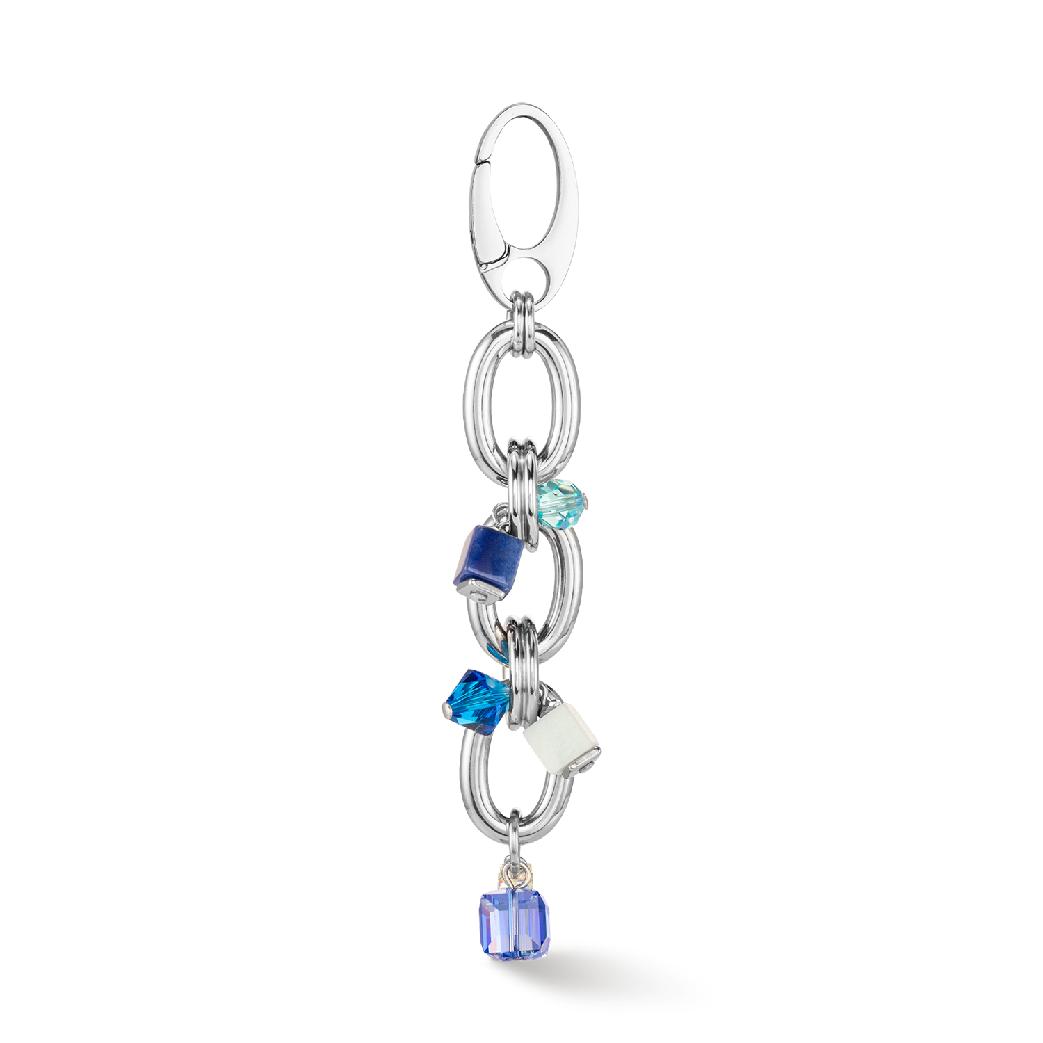 Neptune's Treasure necklace silver blue