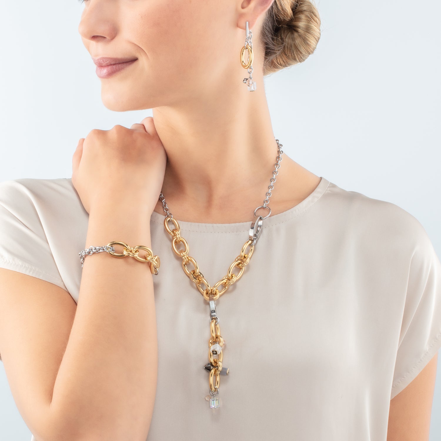 Neptune's Treasure bicolor necklace