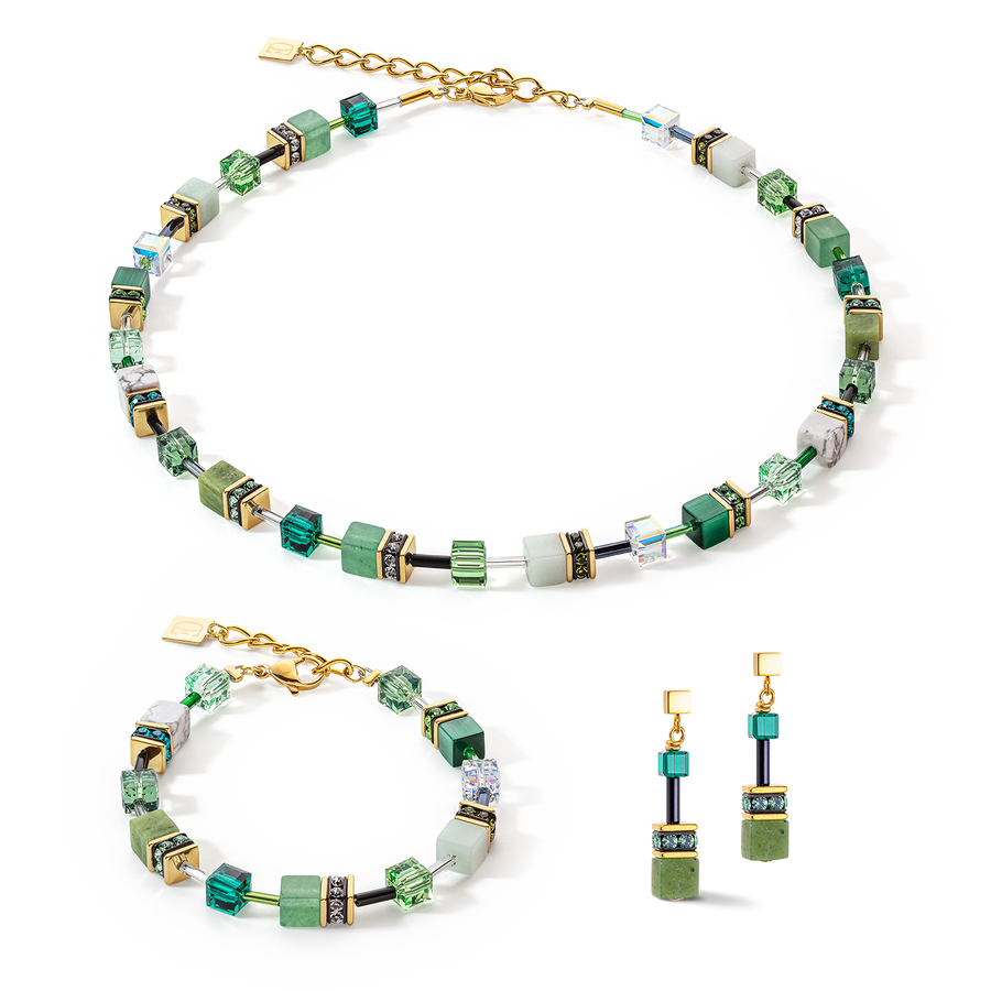 GeoCUBE® Iconic Precious necklace green