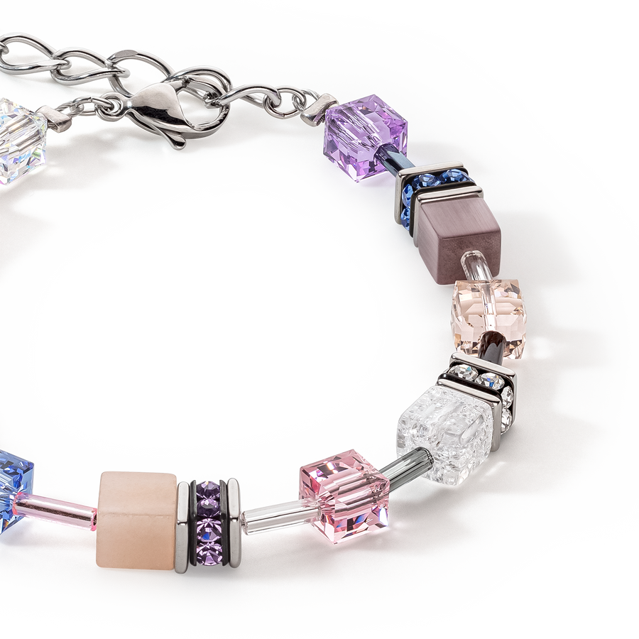 GeoCUBE® Iconic Precious bracelet lilac-blue