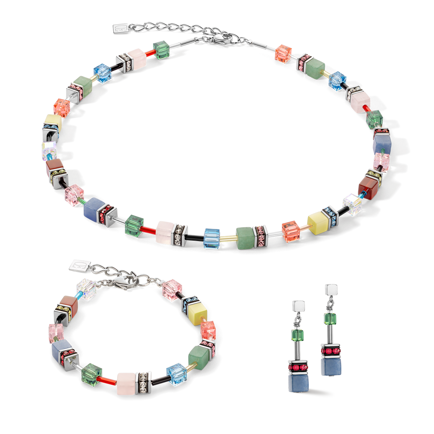 GeoCUBE® Iconic Precious bracelet Multicolour Delight