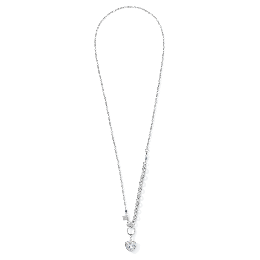Necklace Magic crystal & chunky chain crystal