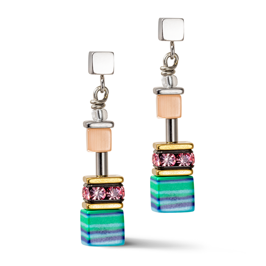 GeoCUBE® Candy earrings multicolour spring