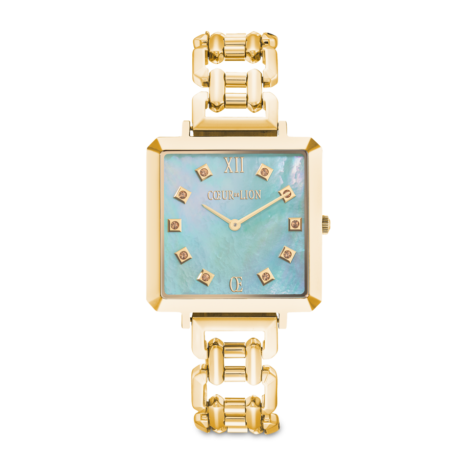 Watch Iconic Cube Ocean Vibes Statement Gold