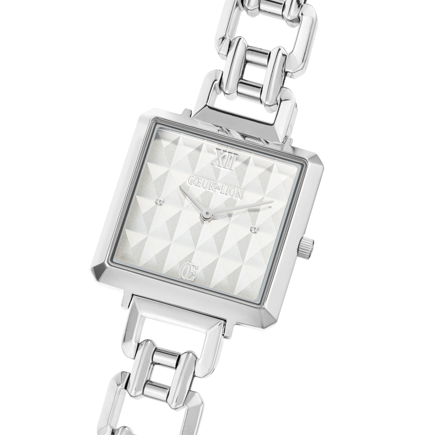 Watch Iconic Cube Spikes Statement Silver