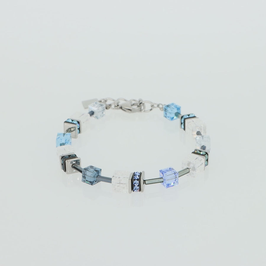 GeoCUBE® Iconic Nature bracelet blue white