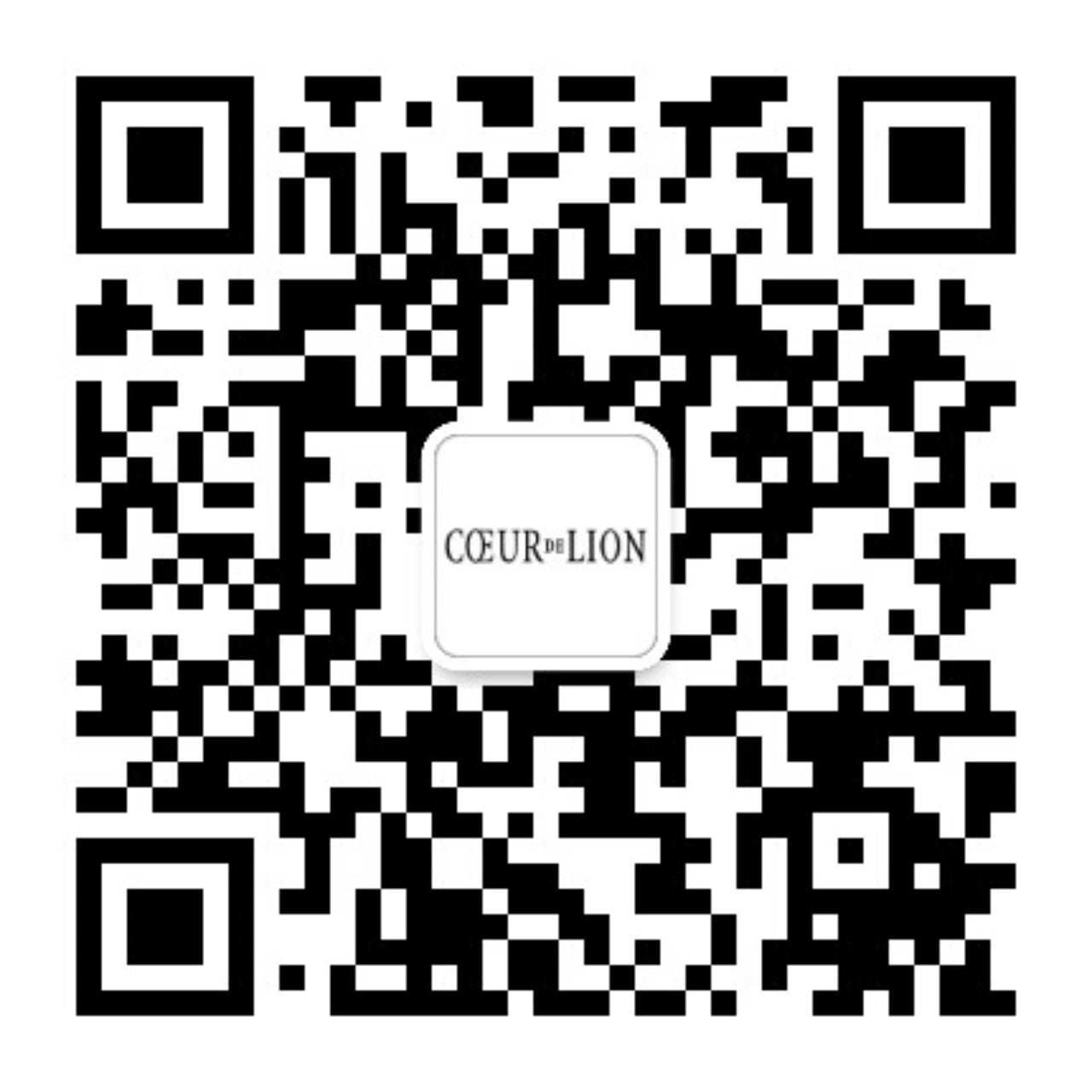 COEUR DE LION WeChat QR code